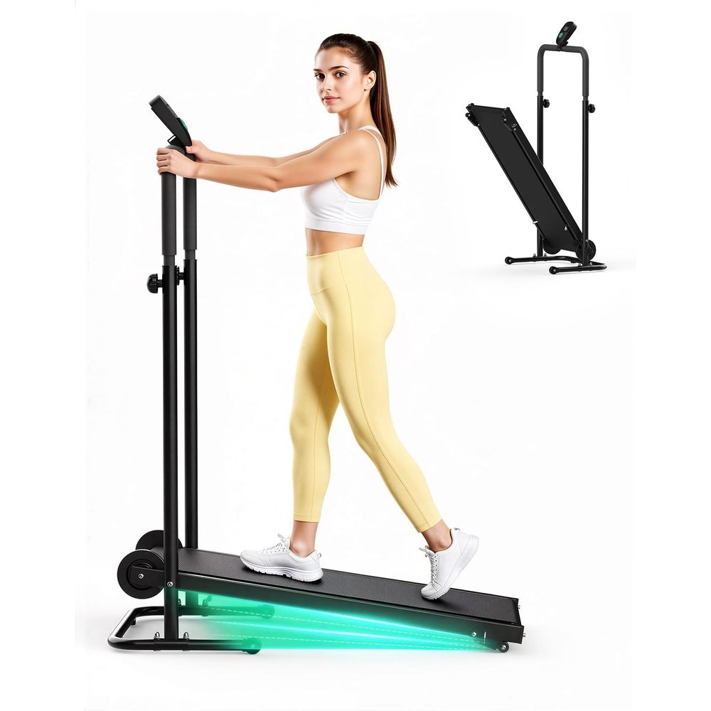 Home Gym Yes Or No - جهاز مشي يدوي بعجلتين، قابل لضبط