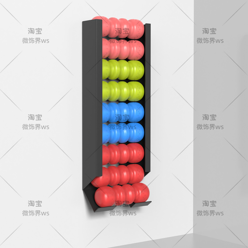 Home Gym Folding Rack - ‌ رف كرة رياضية مثبت على