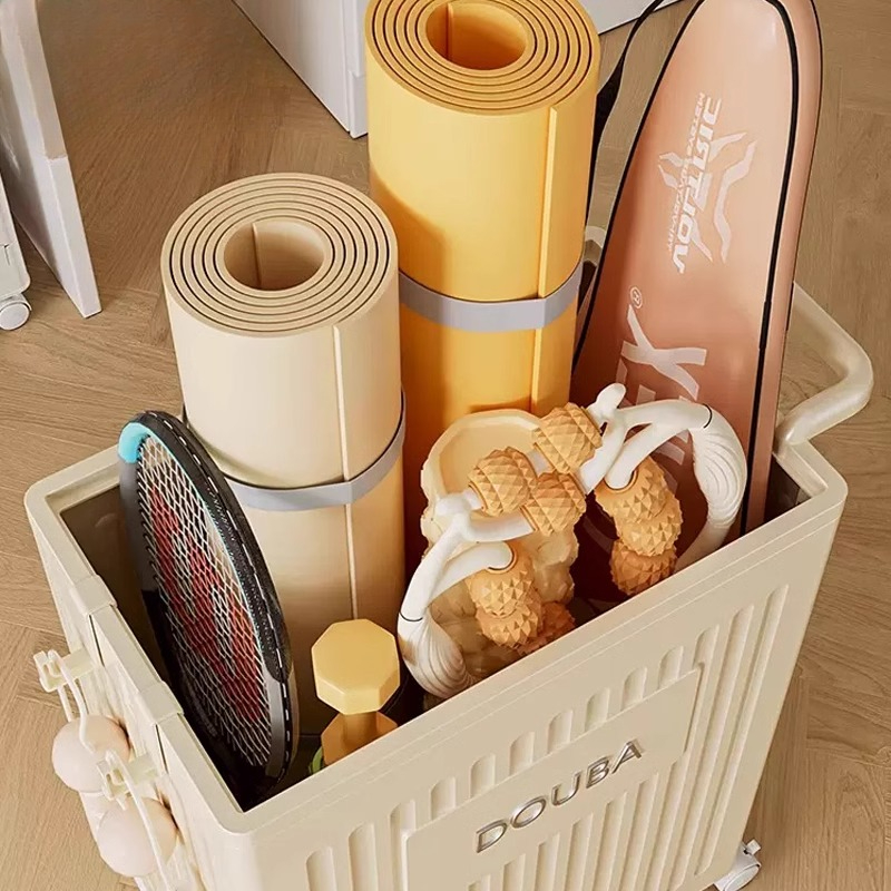 صندوق تخزين معدات اليوغا شديد  - مراجعة Home Gym Folding Rack وسعره