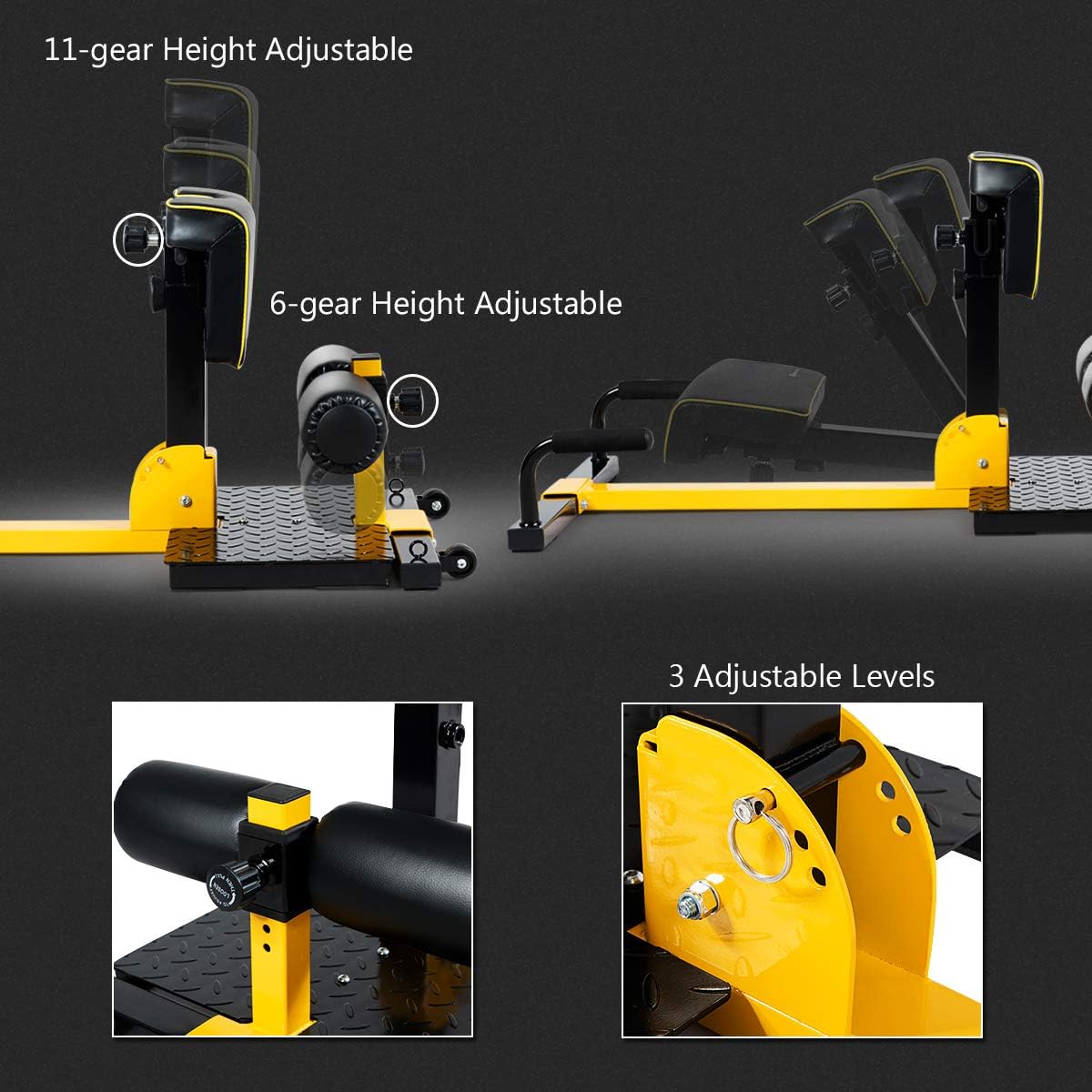 جهاز تمارين المنزل متعدد الوظا - مراجعة Home Gym Yellow وسعره