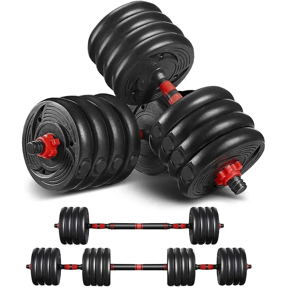 مجموعة أثقال قابلة للتعديل من  - مراجعة Home Gym Dumbbell Workout وسعره