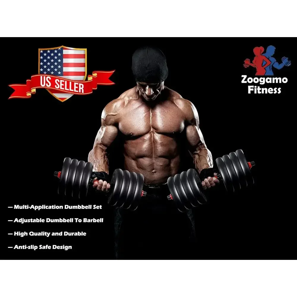 مجموعة أثقال قابلة للتعديل من  - مراجعة Home Gym Dumbbell Workout وسعره