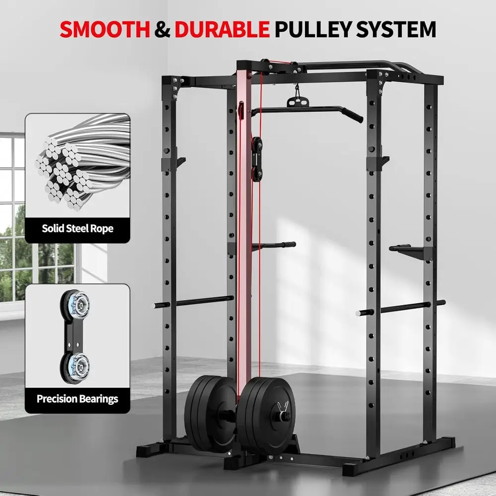 رف تمارين بسعة 2000 رطل مع نظا - مراجعة Lat Pulldown Cable وسعره