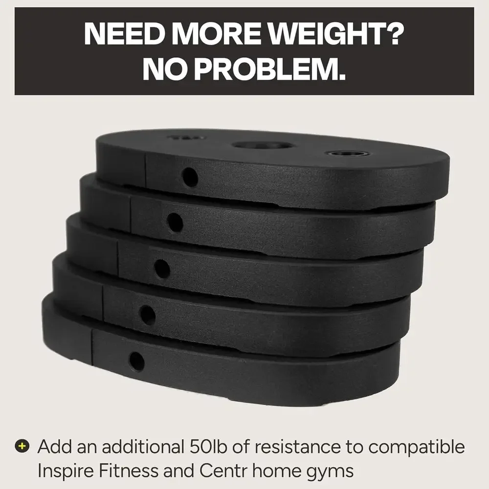ملحق حمولة بوزن 50 رطلاً للصال - مراجعة Home Gym Cable Machine With Weight Stack وسعره
