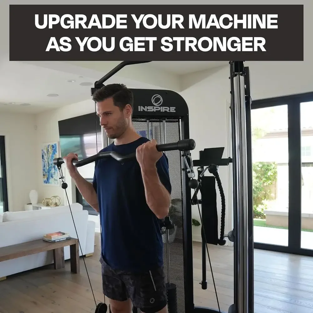 ملحق حمولة بوزن 50 رطلاً للصال - مراجعة Home Gym Cable Machine With Weight Stack وسعره