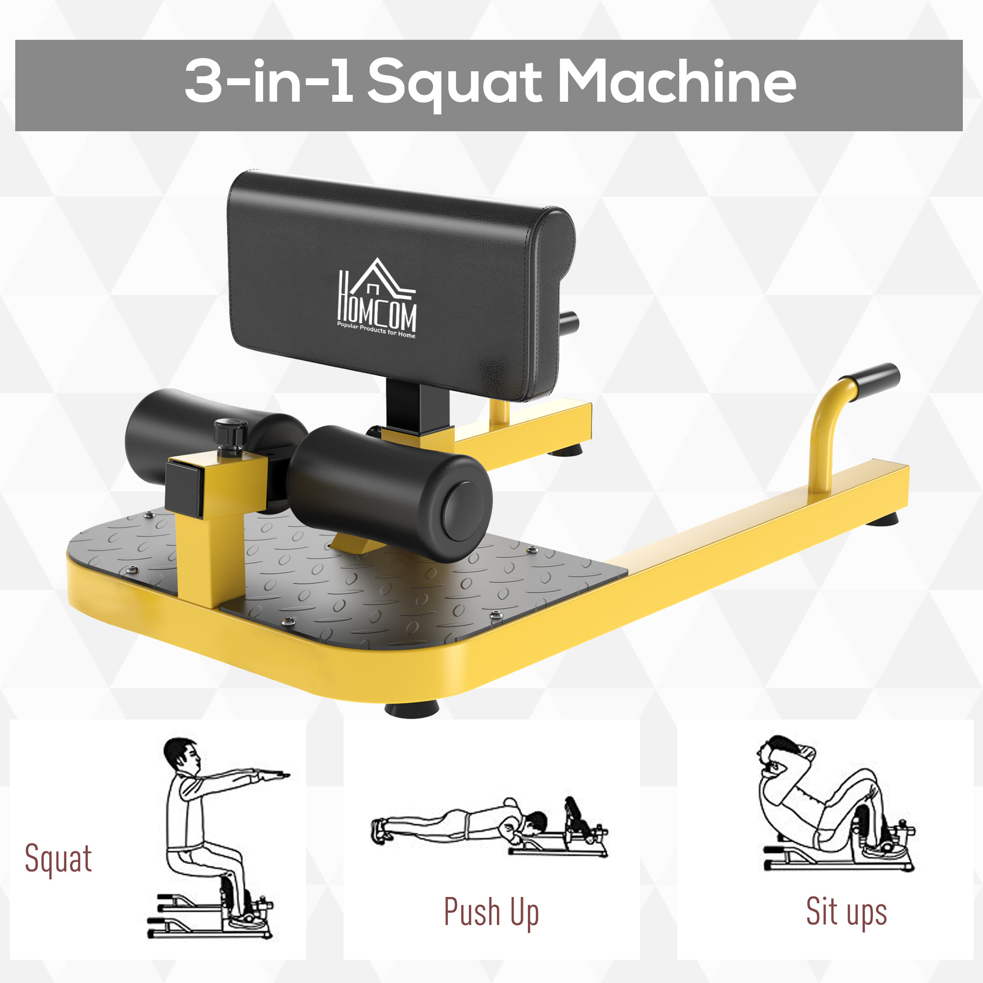 جهاز تمارين 3 في 1 مبطن للتمار - مراجعة Home Gym Yellow وسعره