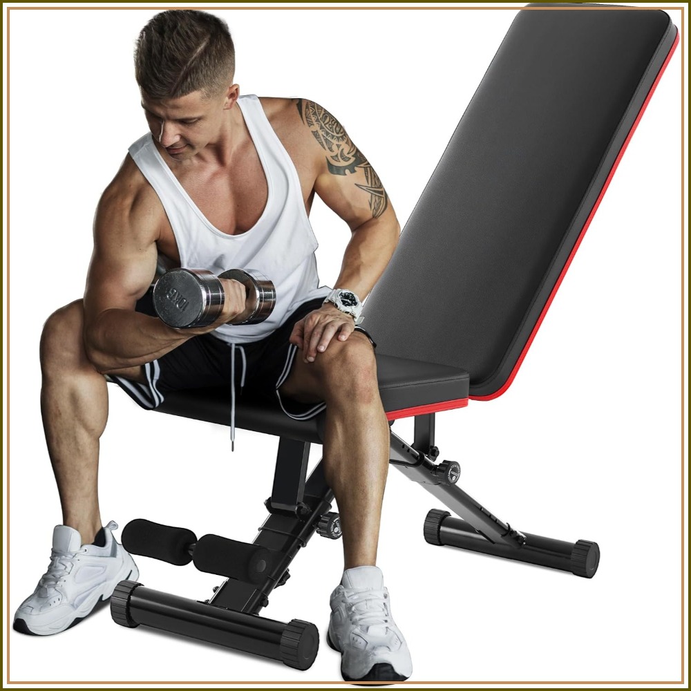 مقعد تدريب قابل للتعديل لتمرين - مراجعة Home Gym Dumbbell Workout وسعره