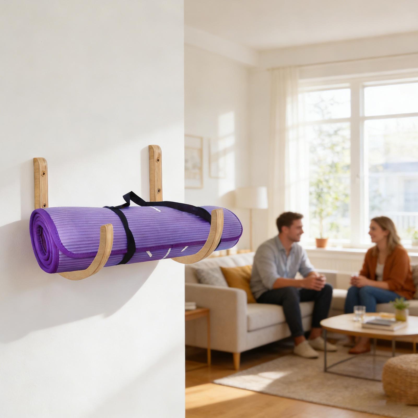 حامل حصيرة اليوغا من قطعتين خش - مراجعة Home Gym Folding Rack وسعره