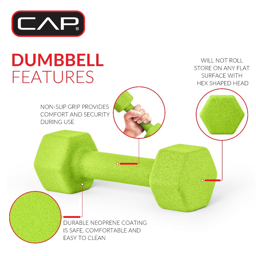 أثقال نيوبرين بوزن 2 رطل للتما - مراجعة Home Gym Yellow وسعره