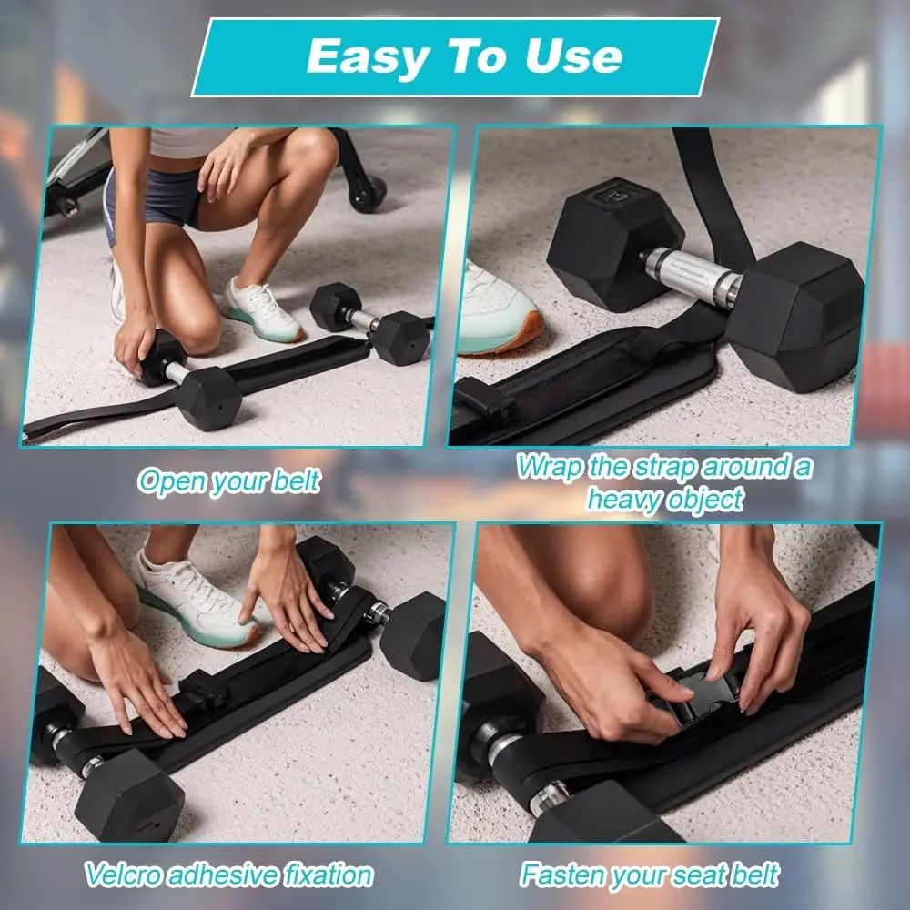 حزام خصر جديد قابل للتعديل مع  - مراجعة Home Gym Dumbbell Workout وسعره