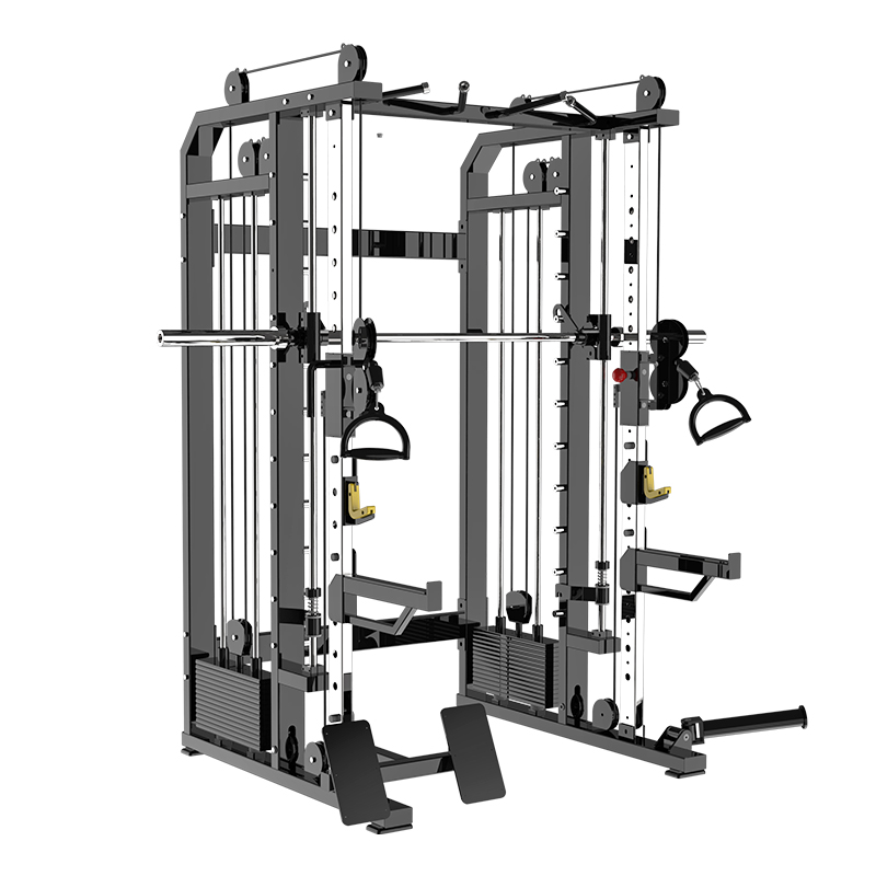 جهاز سميث متعدد الوظائف للتمار - مراجعة Home Gym Cable Machine With Weight Stack وسعره