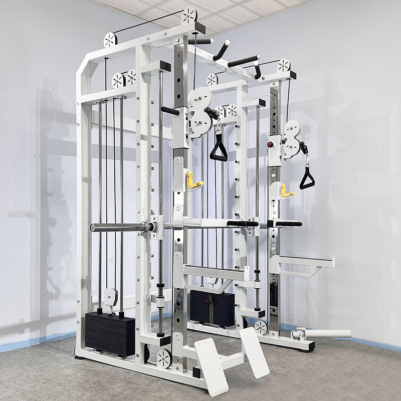 جهاز سميث متعدد الوظائف للتمار - مراجعة Home Gym Cable Machine With Weight Stack وسعره