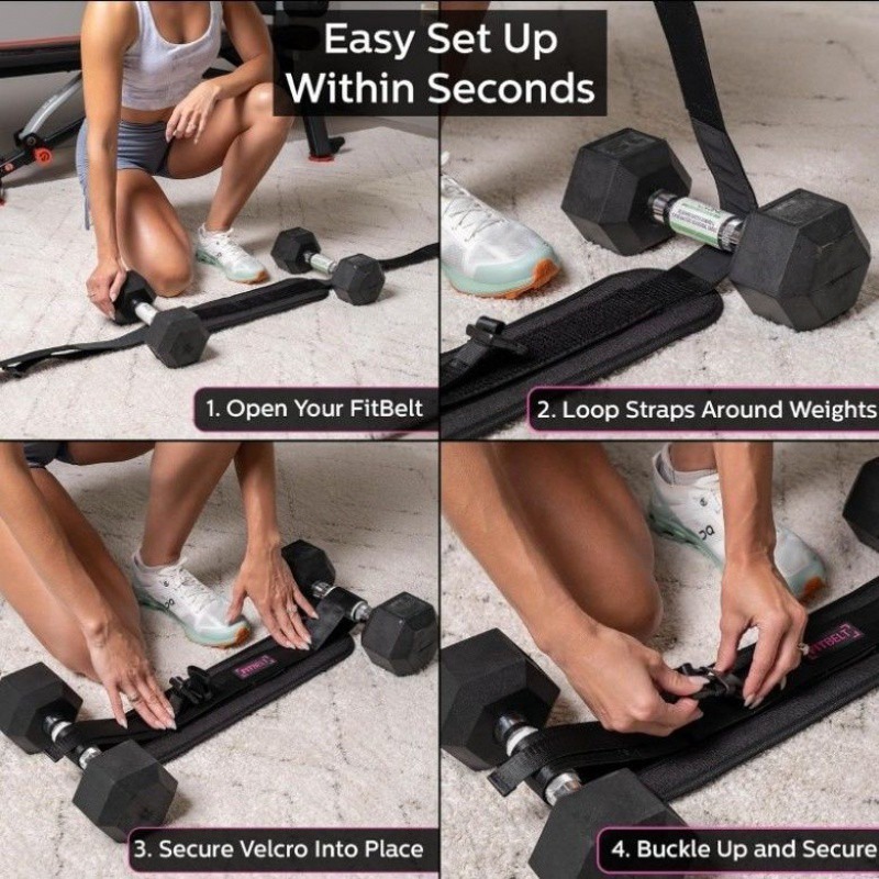 حزام تدريب الأرداف المثقل، حزا - مراجعة Home Gym Dumbbell Workout وسعره