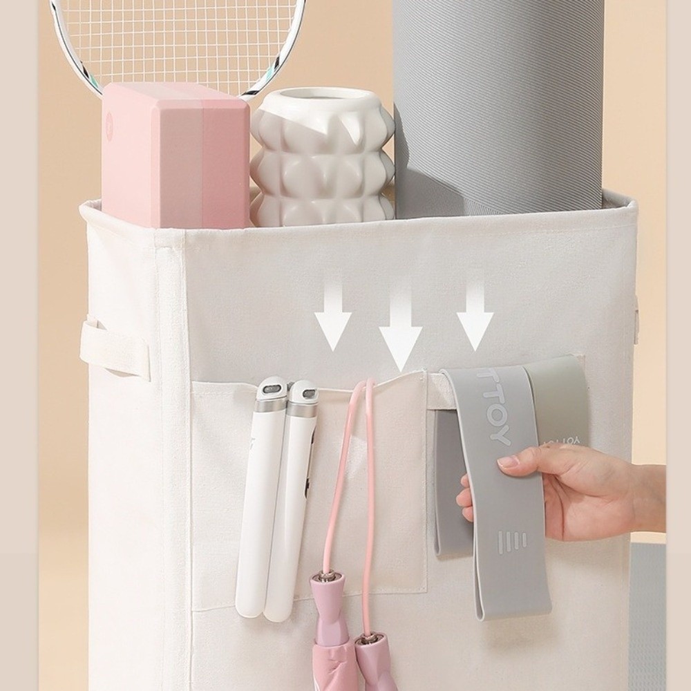 للطي اليوغا حصيرة سلات التخزين - مراجعة Home Gym Folding Rack وسعره
