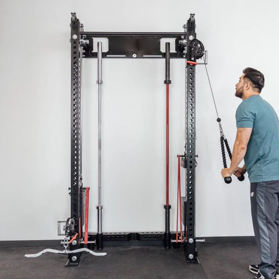 معدات رياضية متعددة الوظائف، ر - مراجعة Home Gym Folding Rack وسعره