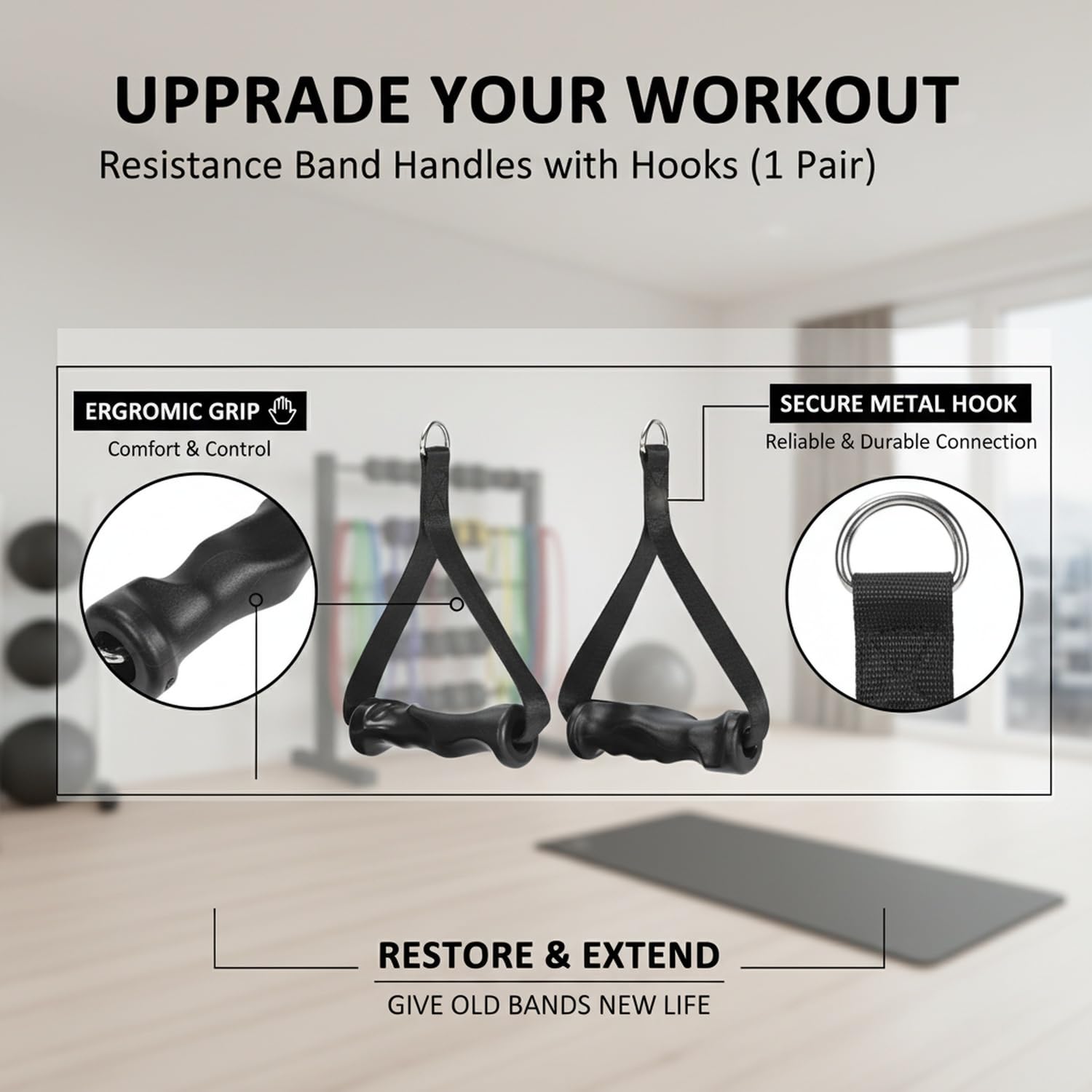 زوج واحد من مقابض التمارين الم - مراجعة Lat Pulldown Cable وسعره